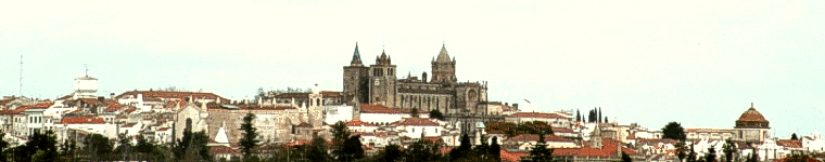 Imagem panorâmica de Évora