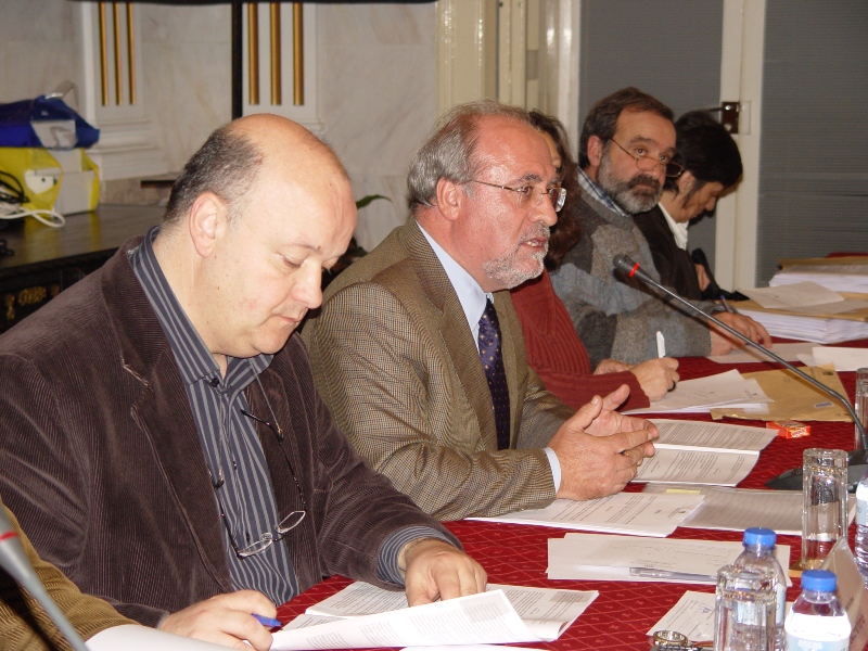 Constitui��o da Mesa da AME, a 18 de Janeiro de 2008, em destaque Sr. 2� Secret�rio, Jo�o L�zaro, ao seu lado esquerdo o Sr. Presidente, Lu�s Capoulas Santos.