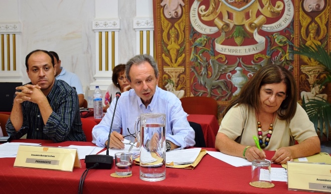 Imagem da constituição da Mesa da AME, reunida a 30 de setembro de 2016.