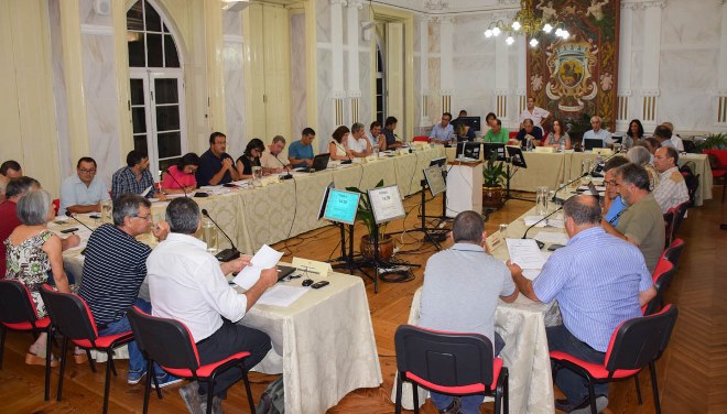 Imagem panor&acirc;mica do plen&aacute;rio, reunido a 14 de setembro de 2018.