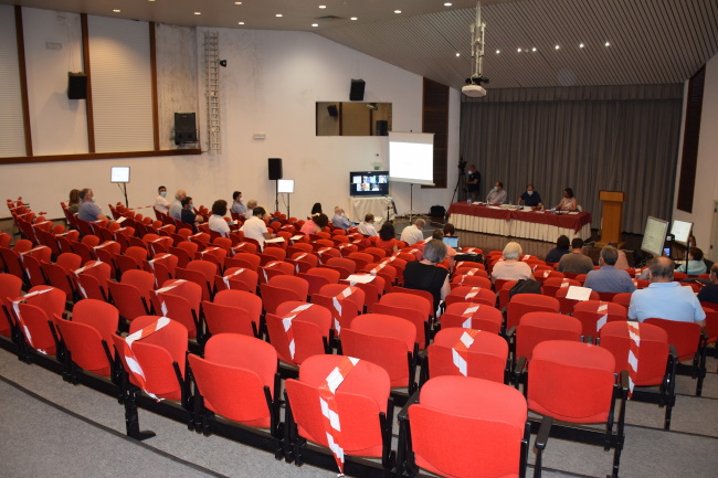 Foto da sala da AME da sessão de 25 de junho de 2021
